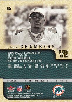 2002 Fleer Genuine #65 Chris Chambers Back
