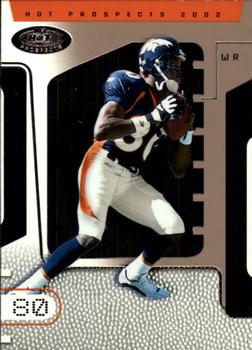 2002 Fleer Hot Prospects #76 Rod Smith Front