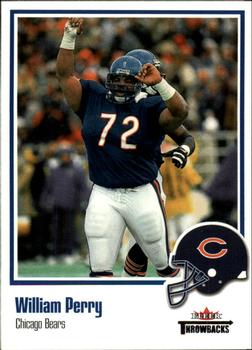 2002 Fleer Throwbacks #30 William Perry Front