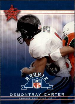 2002 Leaf Rookies & Stars #170 Demontray Carter Front