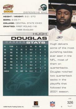 2002 Pacific #326 Hugh Douglas Back