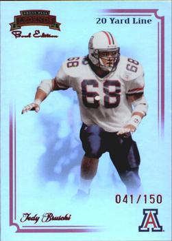 2008 Press Pass Legends Bowl Edition - 20 Yard Line Red #2 Tedy Bruschi Front