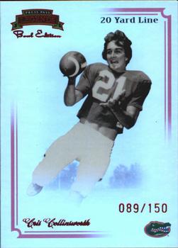 2008 Press Pass Legends Bowl Edition - 20 Yard Line Red #4 Cris Collinsworth Front