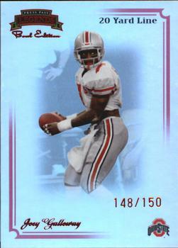 2008 Press Pass Legends Bowl Edition - 20 Yard Line Red #38 Joey Galloway Front