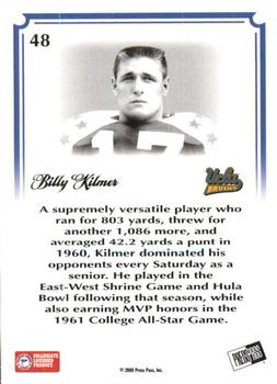 2008 Press Pass Legends Bowl Edition - 20 Yard Line Red #48 Billy Kilmer Back