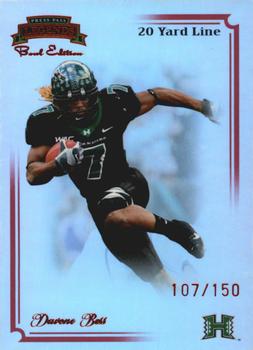 2008 Press Pass Legends Bowl Edition - 20 Yard Line Red #77 Davone Bess Front