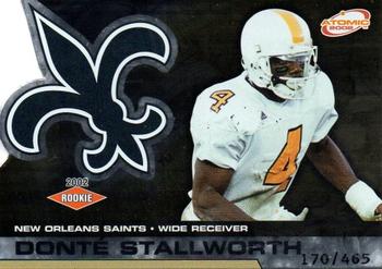 2002 Pacific Atomic #123 Donte Stallworth Front