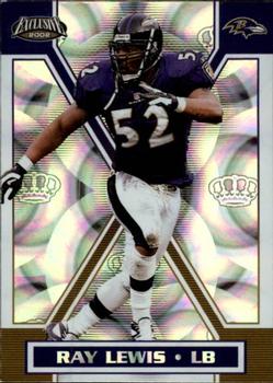 2002 Pacific Exclusive #14 Ray Lewis Front