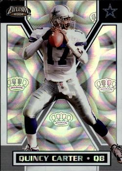 2002 Pacific Exclusive #45 Quincy Carter Front