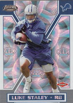 2002 Pacific Exclusive #61 Luke Staley Front