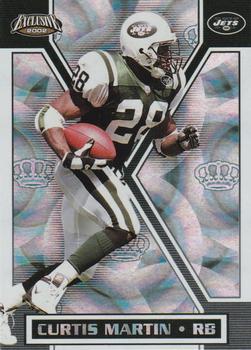 2002 Pacific Exclusive #118 Curtis Martin Front