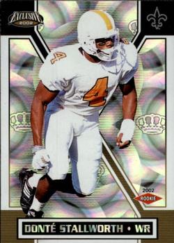2002 Pacific Exclusive #196 Donte Stallworth Front