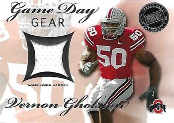 2008 Press Pass SE - Game Day Gear Jerseys Silver #GDG-VG Vernon Gholston Front