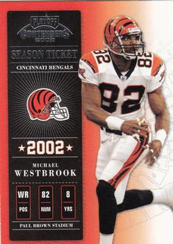 2002 Playoff Contenders #16 Michael Westbrook Front