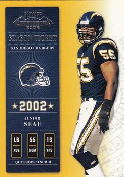 2002 Playoff Contenders #52 Junior Seau Front