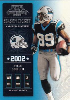 2002 Playoff Contenders #80 Steve Smith Front