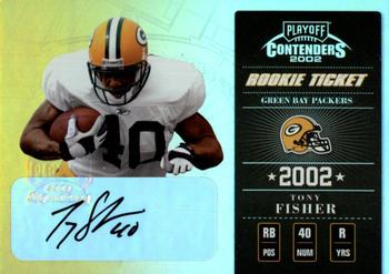 2002 Playoff Contenders #180 Tony Fisher Front