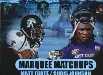 2008 Press Pass SE - Marquee Matchups #MM-2 Chris Johnson / Matt Forte Front