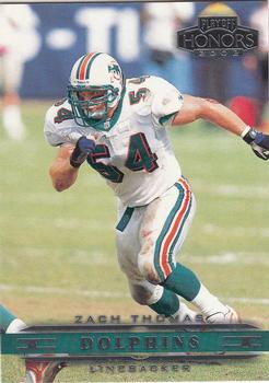 2002 Playoff Honors #51 Zach Thomas Front