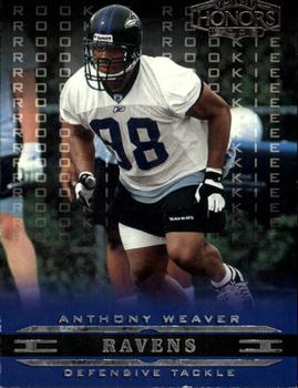 2002 Playoff Honors #173 Anthony Weaver Front