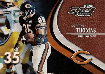 2002 Playoff Piece of the Game #38 Anthony Thomas Front