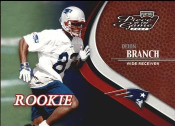 2002 Playoff Piece of the Game #85 Deion Branch Front