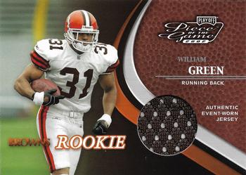 2002 Playoff Piece of the Game #109 William Green Front
