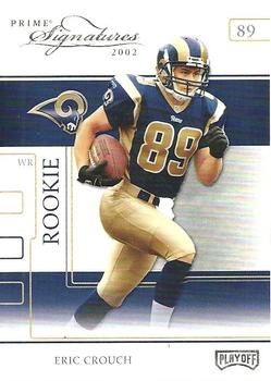 2002 Playoff Prime Signatures #109 Eric Crouch Front