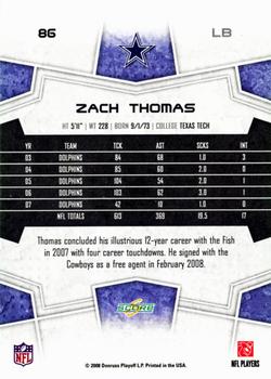 2008 Score - Updates #86 Zach Thomas Back