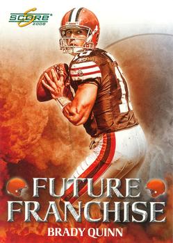 2008 Score - Future Franchise Glossy #FF-2 Brady Quinn Front