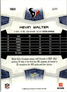 2008 Score - Super Bowl XLIII #120 Kevin Walter Back