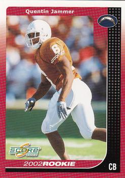 2002 Score #318 Quentin Jammer Front