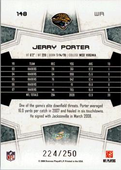 2008 Score - Super Bowl XLIII Light Blue Glossy #148 Jerry Porter Back