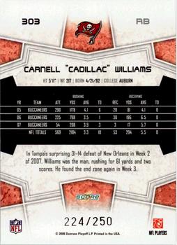 2008 Score - Super Bowl XLIII Light Blue Glossy #303 Carnell 
