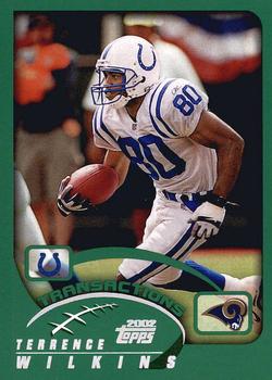 2002 Topps #113 Terrence Wilkins Front