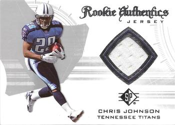2008 SP Authentic - Rookie Authentics Jerseys #RA-13 Chris Johnson Front