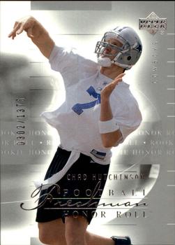 2002 Upper Deck Honor Roll #104 Chad Hutchinson Front