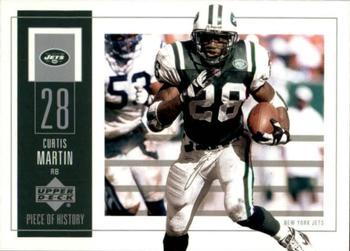 2002 UD Piece of History #66 Curtis Martin Front