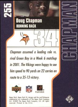 2002 Upper Deck XL #255 Doug Chapman Back