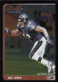 2003 Bowman Chrome #6 Ray Lewis Front