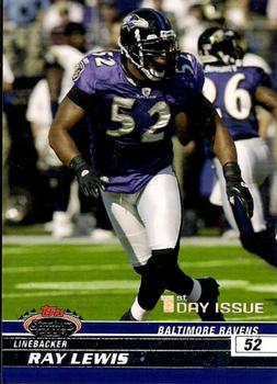 2008 Stadium Club - First Day Issue #74 Ray Lewis Front