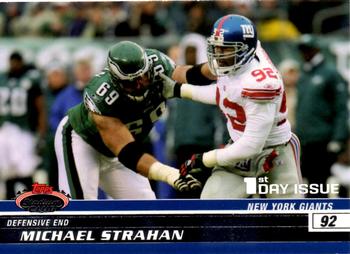 2008 Stadium Club - First Day Issue #75 Michael Strahan Front