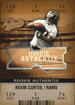 2003 Fleer Authentix #106 Kevin Curtis Front