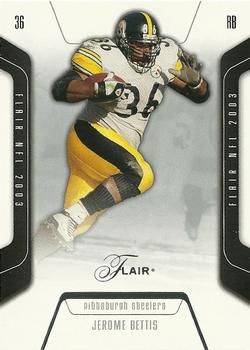 2003 Flair #37 Jerome Bettis Front