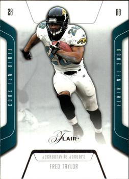 2003 Flair #39 Fred Taylor Front