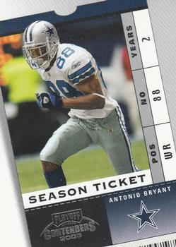 2003 Playoff Contenders #2 Antonio Bryant Front