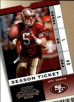 2003 Playoff Contenders #28 Jeff Garcia Front
