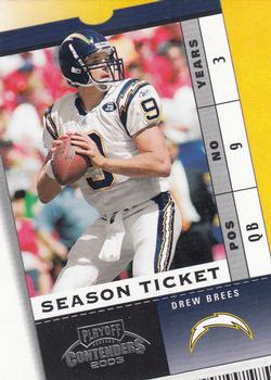 2003 Playoff Contenders #52 Drew Brees Front