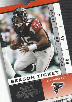 2003 Playoff Contenders #79 T.J. Duckett Front