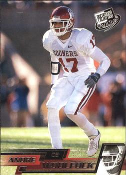 2003 Press Pass #40 Andre Woolfolk Front